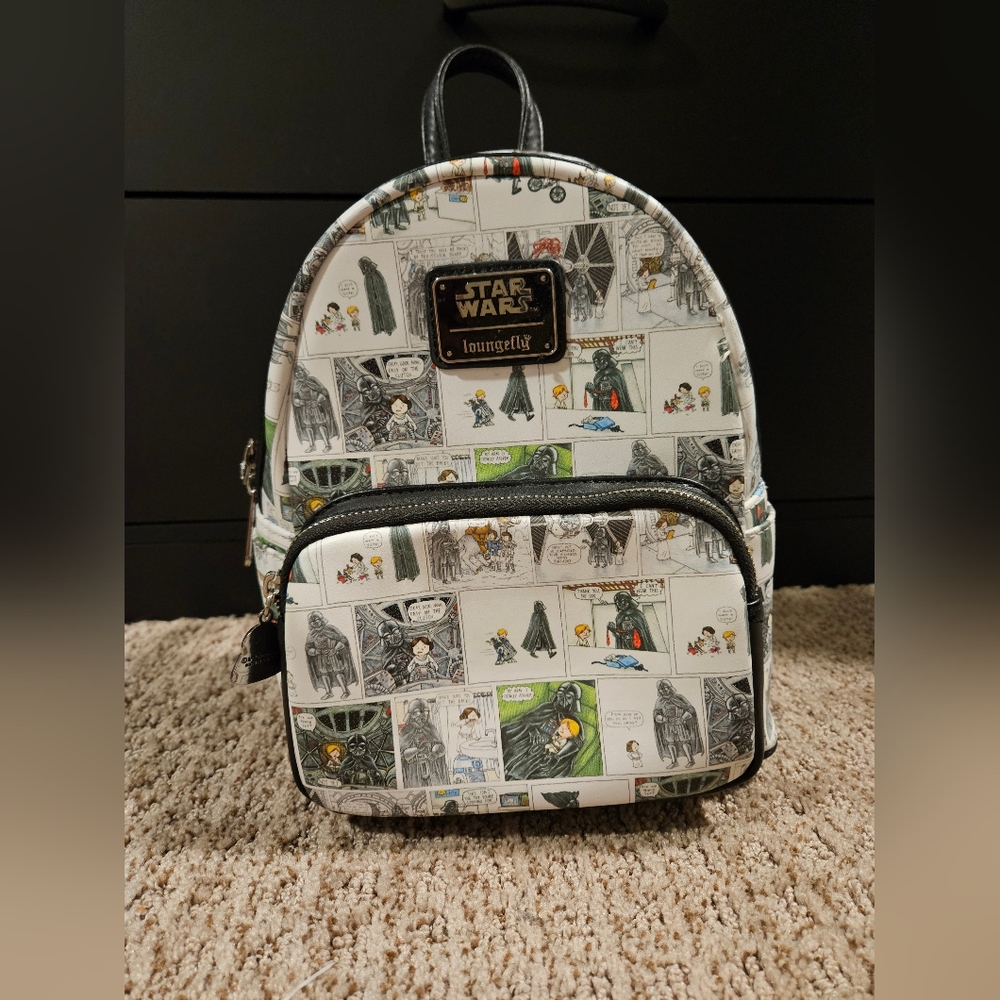 Loungefly Star Wars Comic Print Backpack